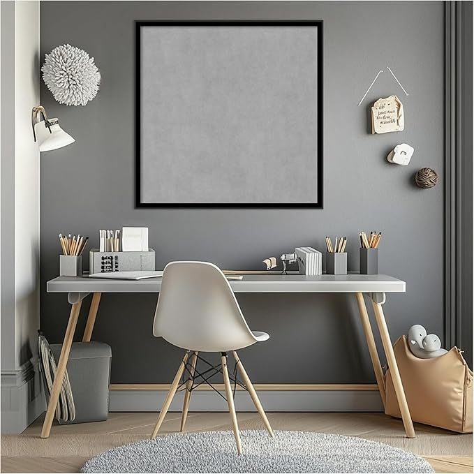 Amanti Art Black Framed Magnetic Board 25x25 Medium Vision Board - Image 7