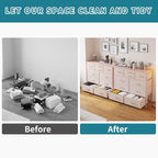 LUMTOK 10-Drawer Dresser, Fabric Storage Dressers Drawers - Image 6