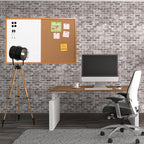 Combination Writeboard 36"x 24" Magnetic Whiteboard & Cork Board Dry Erase - Image 6