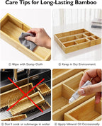 VA1KENE 6PCS Desk Drawer Organizer Tray - Image 8