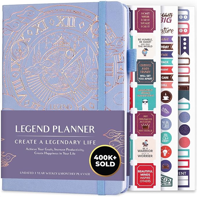 Legend Planner – Weekly & Monthly Life Planner to Hit Your Goals & Live by LegendPlanner