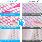 Duchong Highlighters, 30 Packs Pink Highlighter Bright Colors Bulk, Chisel Tip - Image 4