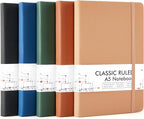 feela Journal Notebook Bulk for School, Hardcover Business Classic Ruled Lined by feela