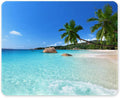 Auhoahsil Mouse Pad, 12 x 10 in Summer Beach Theme Computer Mouse Pad by Auhoahsil
