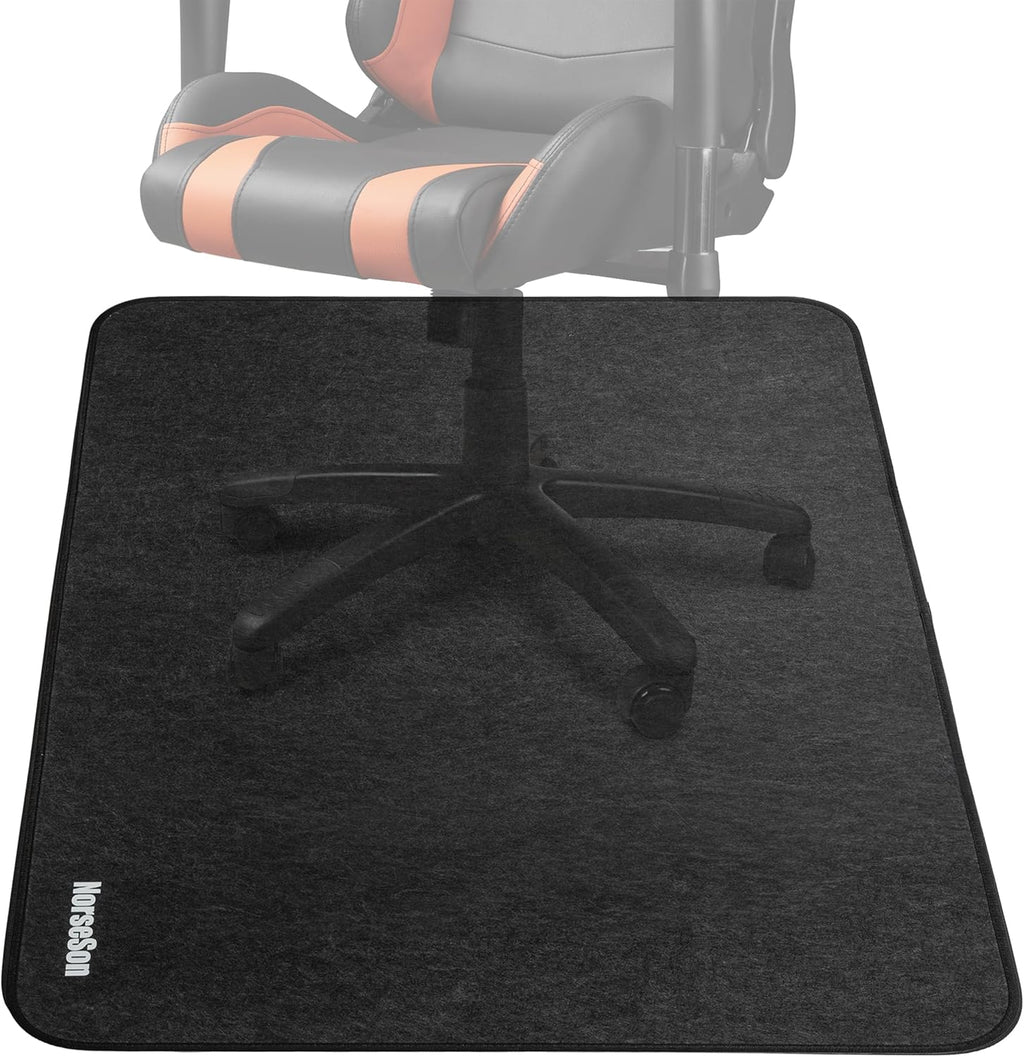 Chair Mat for Carpet, Multi-Surface Grip, Dark Gray, 48" x 36" | Curl & Crack Resistant Floor Protector for Office Desk Chair & Gaming Chair, Silent Rolling | 2-3X Thicker at 0.25"