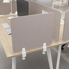 Bush Business Furniture 22W Desktop Privacy Screen in Warm Beige, Desk Mounted - Image 2