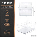 BINO | The SOHO Collection Plastic Storage Bins, X-Small - Image 2