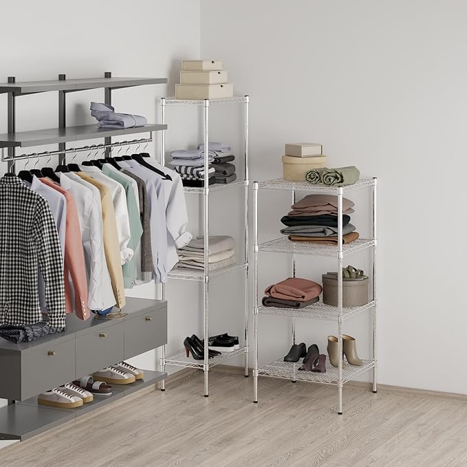 Regal Altair 24" Deep x 24" Wide x 54" Height Wire Shelving Kit | 4-Tier | NSF - Image 7