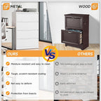 Bestoo 4-Drawer Lateral File Cabinet - Image 5