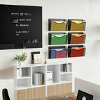 MINDEPOT Wall File Organizer, Hanging Wall Mounted File Folder Binder Holder - Image 5