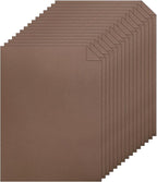 Silunkia 28 Sheets Coffee Color Cardstock 8.5 x 11 Craft Paper, 250gsm/92lb by Silunkia