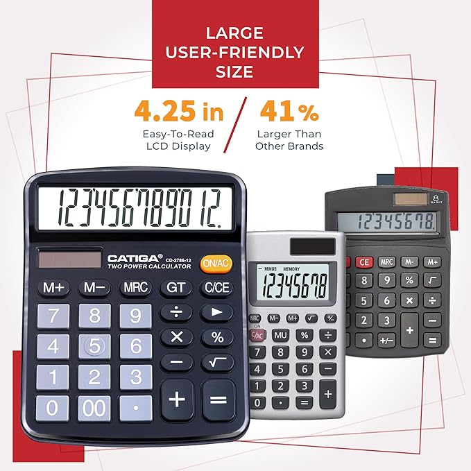 CATIGA Desktop Calculator 12 Digit - Image 9