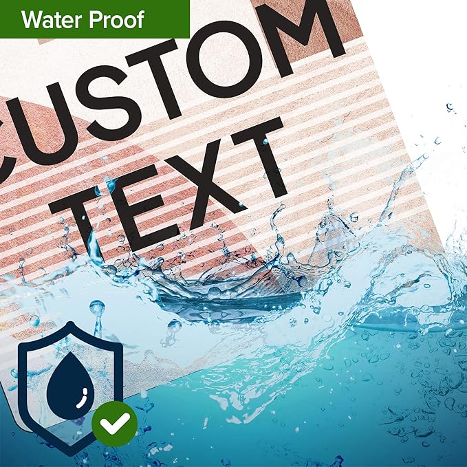 Custom Sign, Custom Street Sign, 11 Font Colors, 13 Font Styles, 4 Hole Options - Image 7