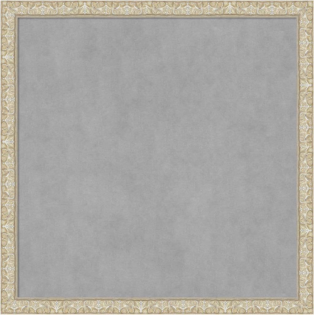 Amanti Art Silver Framed Magnetic Board 26x26 Medium Vision Board
