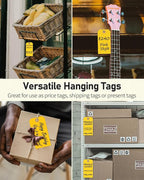 Uniclife 100 Pcs Yellow Blank Shipping Tags - Image 7