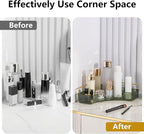 YCIA&DONE Corner Bathroom Counter Organizer, Makeup Organizer - Image 2