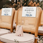 ChissNook Reserved Seating Chair Signs, This Row Is Reserved Pew Cloths Seating - Image 5