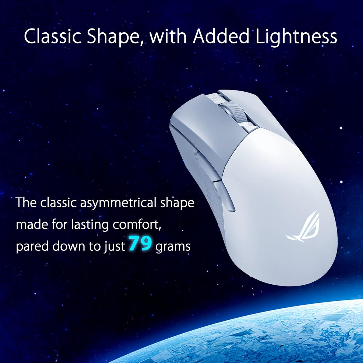ASUS ROG Gladius III Wireless Aimpoint Gaming Mouse – Right-Handed Ergonomic,...