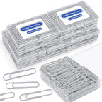 Jumbo Paper Clips Non-Skid, 1000 Large Paper Clips 10 Boxes of 100 Each by BainGeskFocusonToys