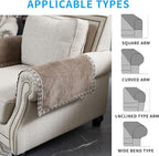 MINJIATEX Couch arm Covers, Non-Slip lace Sofa arm Covers Set of 2 Washable - Image 5