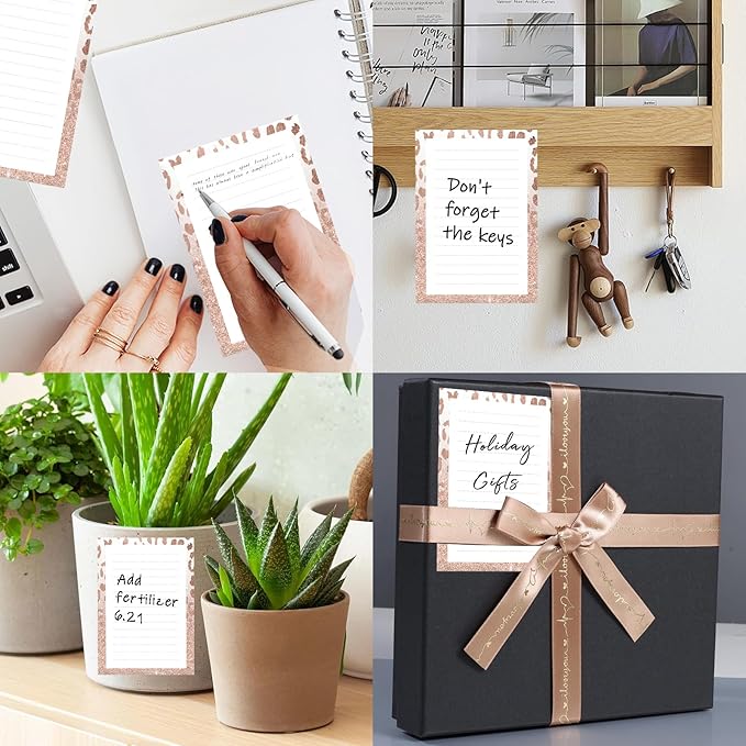 SXboxing Sticky Notes 4X6 Inches, 2 Pack Large Cute Self-Stick Pads, Bright - Image 2