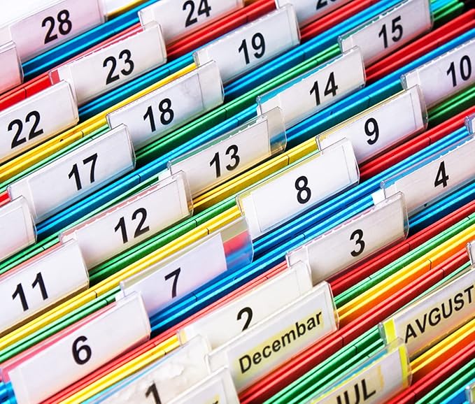 HERKKA Extra Capacity Hanging File Folders, 30 Pack Reinforced Letter Size - Image 7