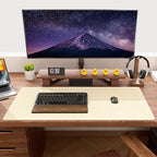 Auhoahsil Felt Desk Mat, Minimalist Large Mouse Pad XXL 35.5 x 15.7 in - Image 7