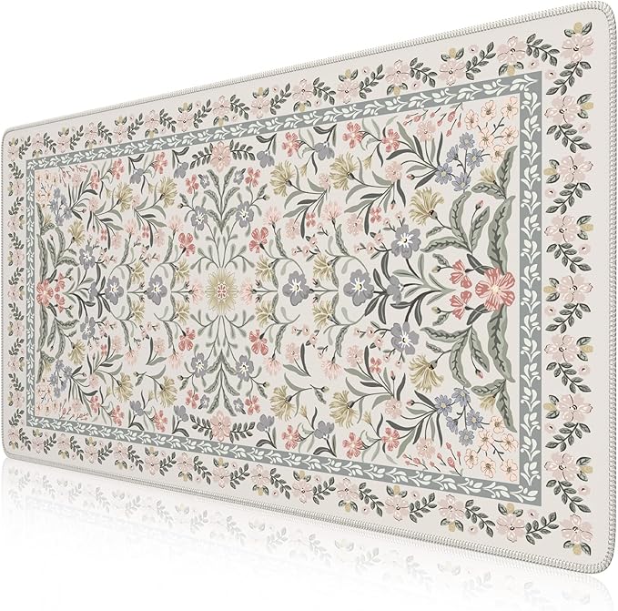 iCasso Desk Matt for Desktop, Cute Desk Pad Mat, XXL Large Mouse Pad, Anti-Slip by iCasso
