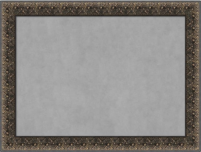 Amanti Art Black Framed Magnetic Board 25x33 Medium Vision Board by AmantiArt