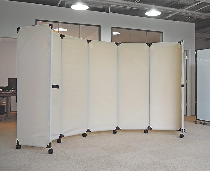 Versare MP10H Portable Folding Wall Partition | Economical 5 Panel Design | - Image 6