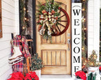 Tall Outdoor Welcome Sign for Front Door, 6ft White Welcome Sign, Rustic Tall - Image 3