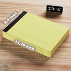 AILZFEI 12 Pack Yellow Legal Pads 8.5 x 11.75 College Ruled Yellow Note Pad - Image 2