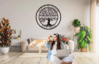 Metal Name Signs Personalized, Custom Tree of Life Signs, Custom Family Name - Image 4