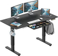SHW 55 x 28 Inches Electric Height Adjustable Standing Desk by SHW