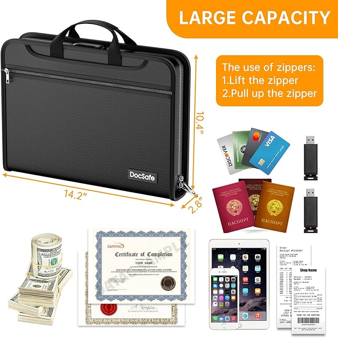 DocSafe Accordion File Organizer - Image 3