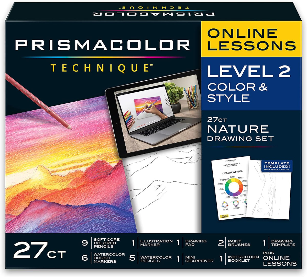 prismacolor technique art supplies and digital art lessons, main product view