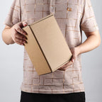 PHAREGE 9x6x4 inch Gift Shipping Boxes Bulk 25 Pack Brown, Tab Lock Tuck Top - Image 5