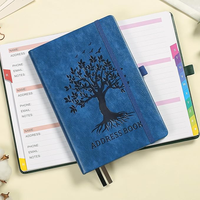 ZXHQ Address Book with Colorful Alphabetical Tabs - Image 2