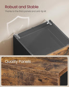 vasagle 3 drawer file cabinet with locks, for, package contents