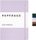 PAPERAGE Graph Paper Journal Notebook, 160 Pages, Medium 5.6 in x 8 in by PAPERAGE