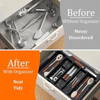 Spaclear Large Utensil Drawer Organizer Expandable Silverware Organizer - Image 4