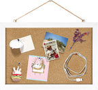 Cork Board Bulletin Board 12 x 7.8 Inches by HOMECRAFTBEAUTYBABY
