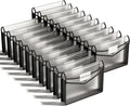 ThinkTex Plastic Expanding File Folder, Transparent envelopes by ThinkTex