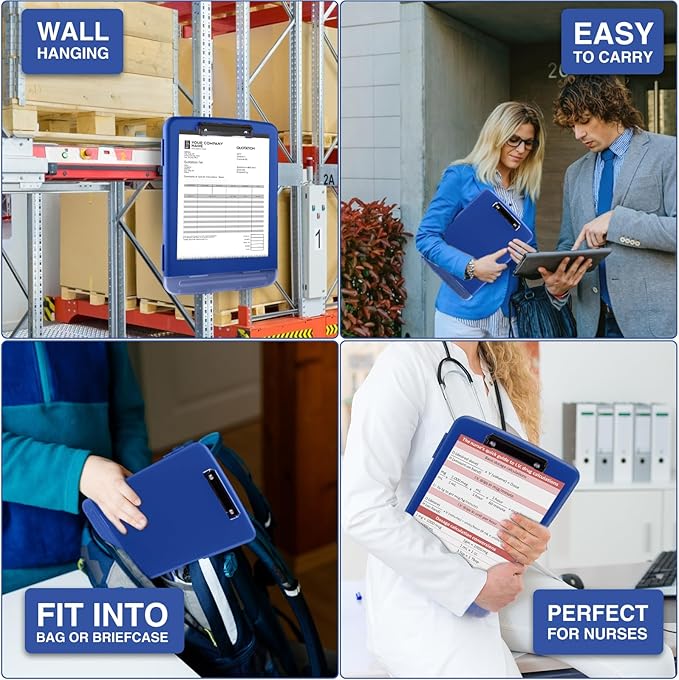 Sooez Clipboard with Storage, High Capacity Nursing Clipboards with Pen Holder - Image 7