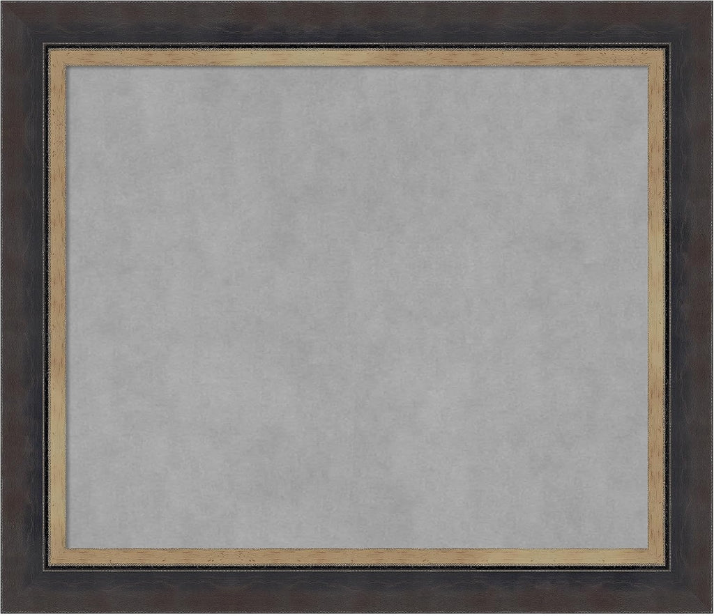 Amanti Art Black Framed Magnetic Board 25x29 Medium Vision Board