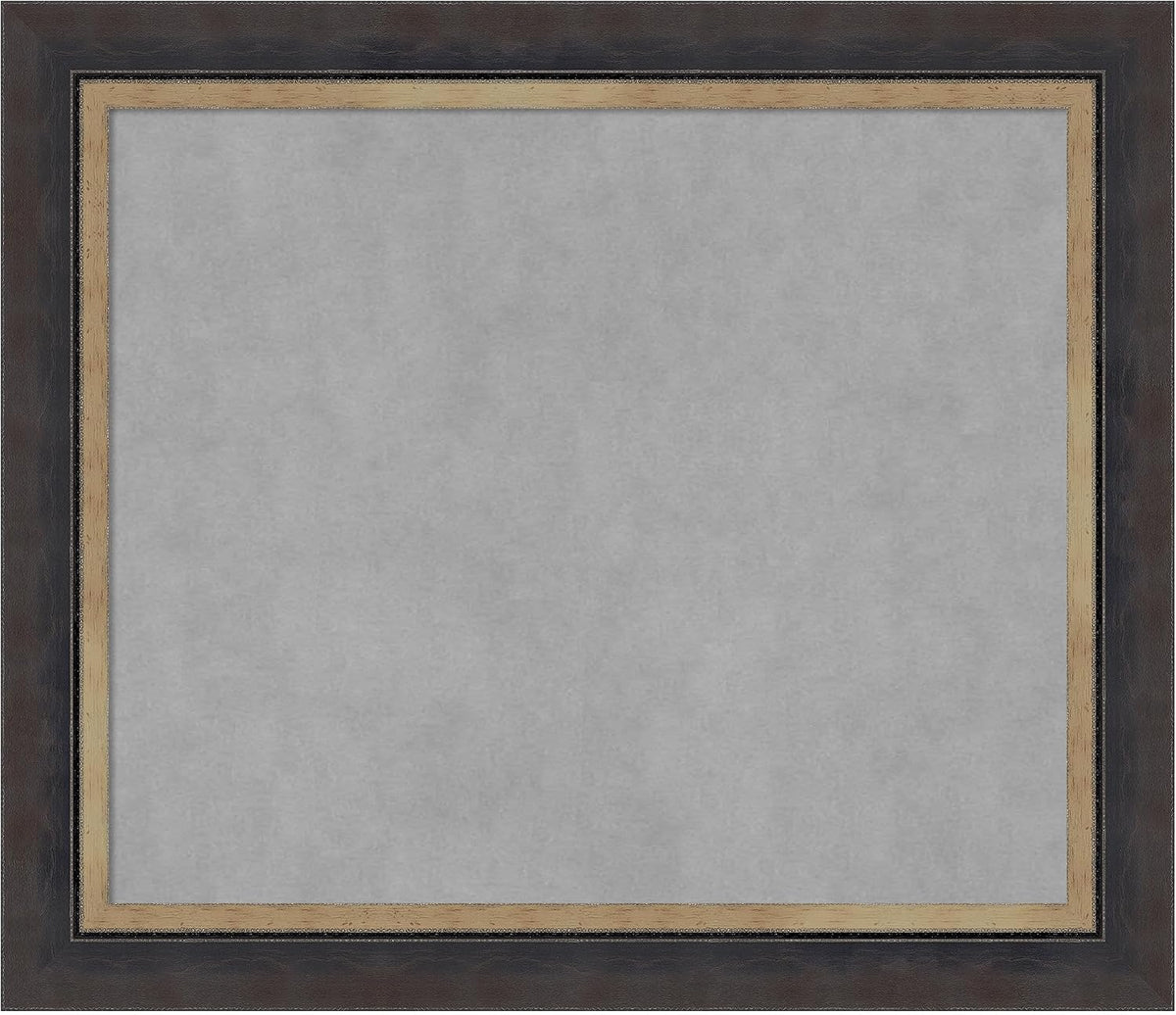 Amanti Art Black Framed Magnetic Board 25x29 Medium Vision Board