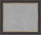 Amanti Art Black Framed Magnetic Board 25x29 Medium Vision Board by AmantiArt