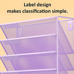 Kuntine.B 6-Tier Wall File Organizer Hanging File Organizer Cubicle Organizer - Image 5