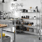 Regal Altair 14" Deep x 48" Wide x 54" Height Wire Shelving Kit | 4-Tier | NSF - Image 5