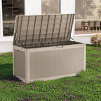 EasyUp 120 Gallon Deck Boxes Waterproof, Outdoor Large Storage Boxes - Image 7